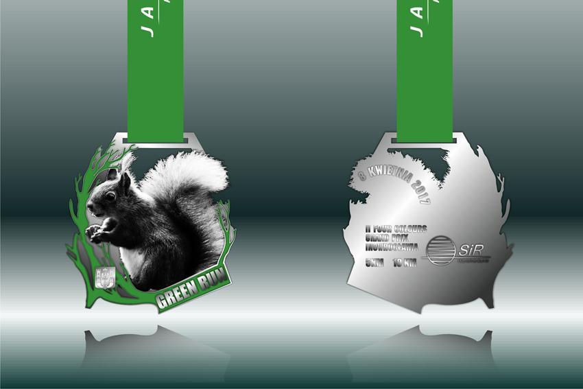 Tak będzie wyglądał medal biegu Green Run