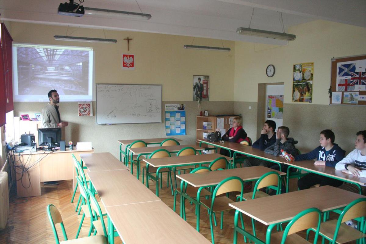 Studenci z Indonezji i Egiptu w inowrocławskim gimnazjum