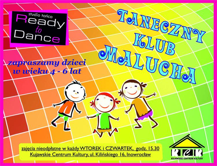 Taneczny Klub Malucha - zapraszamy we wtorki i czwartki