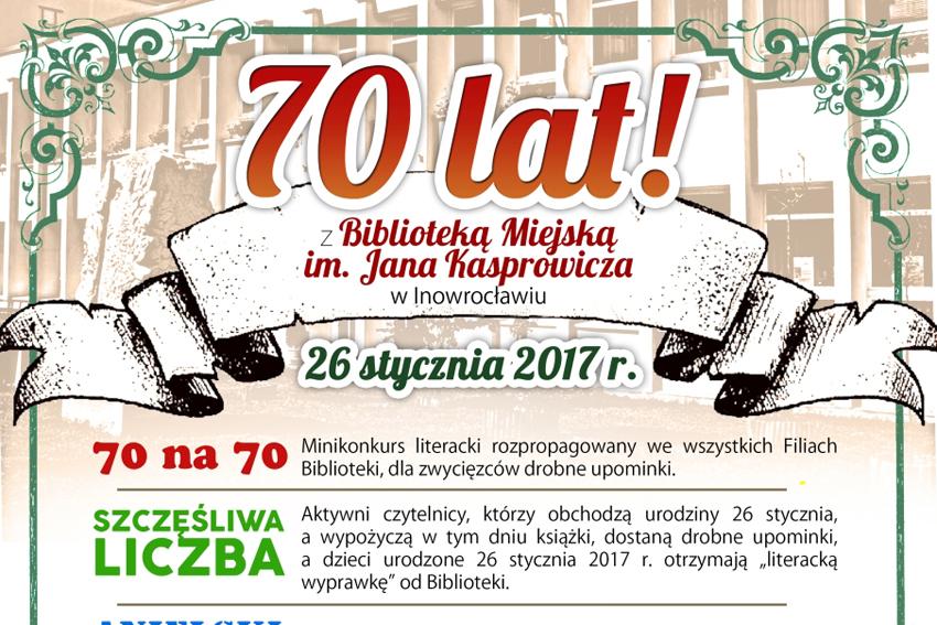 Okrągły jubileusz Biblioteki Miejskiej