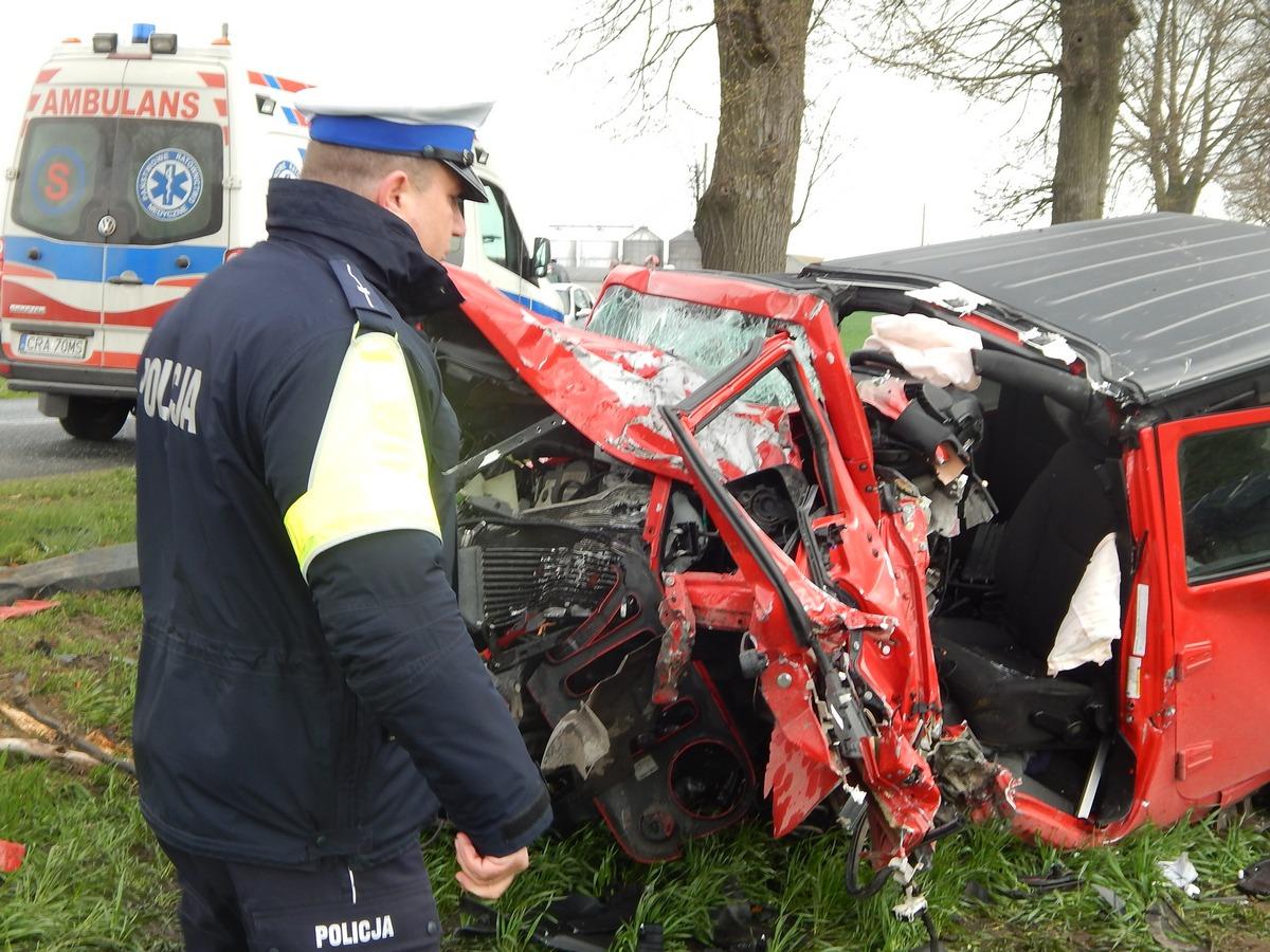Śmiertelny wypadek na drodze