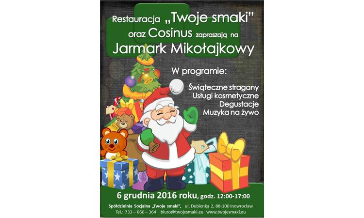 Zapraszamy na Jarmark Mikołajkowy