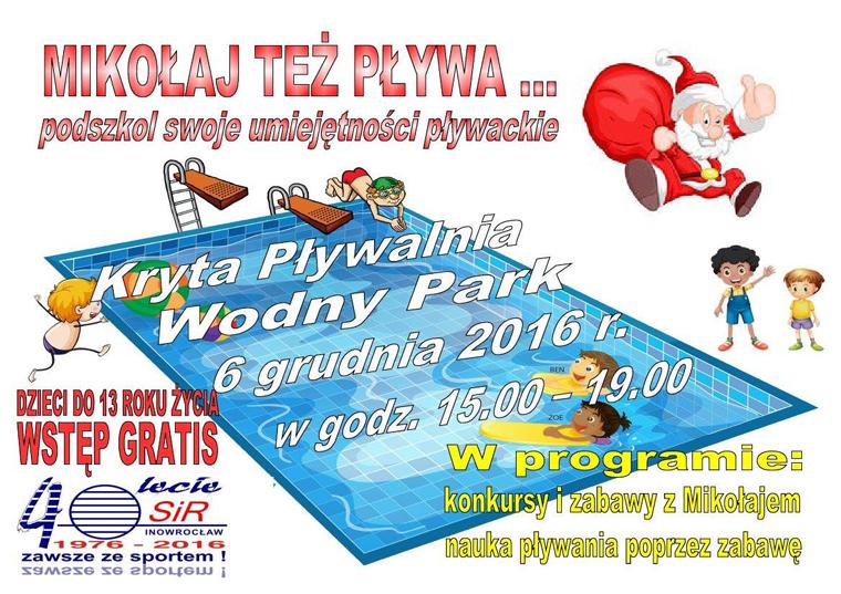 Mikołaj też pływa … podszkol swoje umiejętności pływackie