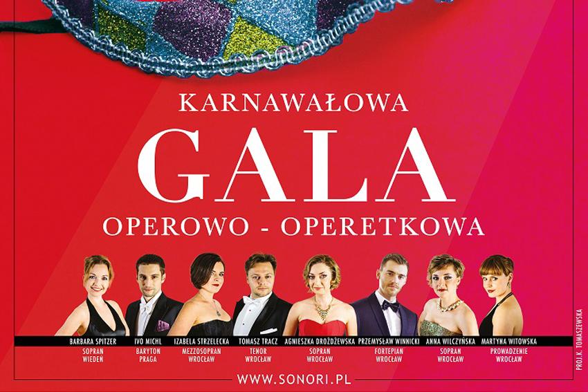 Karnawałowa Gala Operowo-Operetkowa