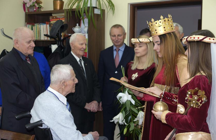 Z życzeniami u Honorowego Obywatela Miasta