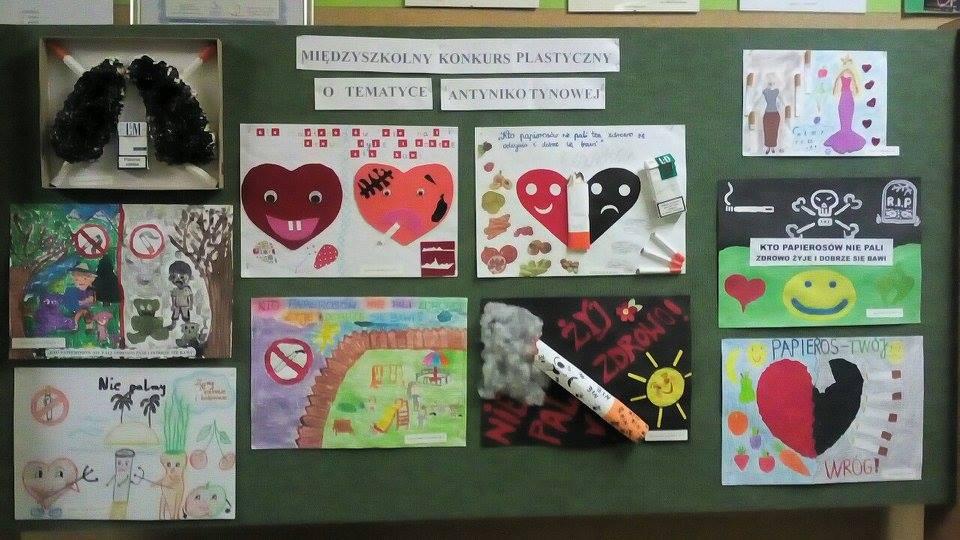 Podsumowano Międzyszkolny Konkurs Plastyczny na plakat antynikotynowy 