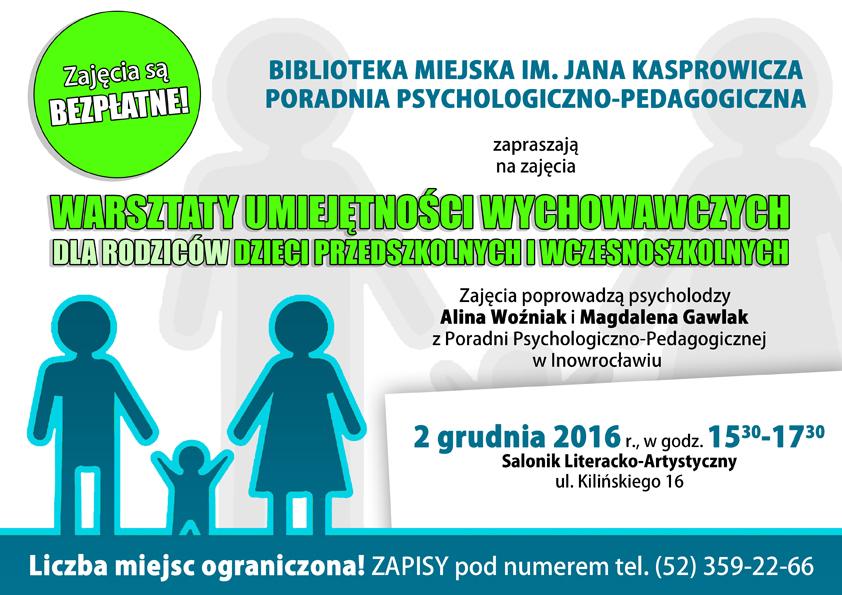 Warsztaty umiejętności wychowawczych dla rodziców