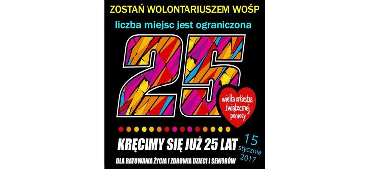 Zostań wolontariuszem 25. Finału WOŚP