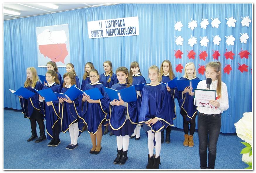 SP 16 - Apel z okazji Narodowego Święta Niepodległości