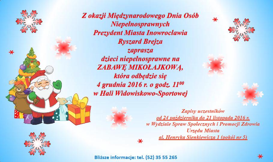 Zabawa mikołajkowa w rąbińskiej hali
