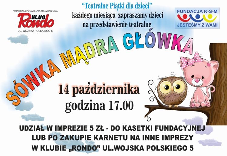 Sówka mądra głowka czeka na dzieci