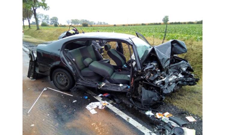 Groźny wypadek w Wierzchosławicach