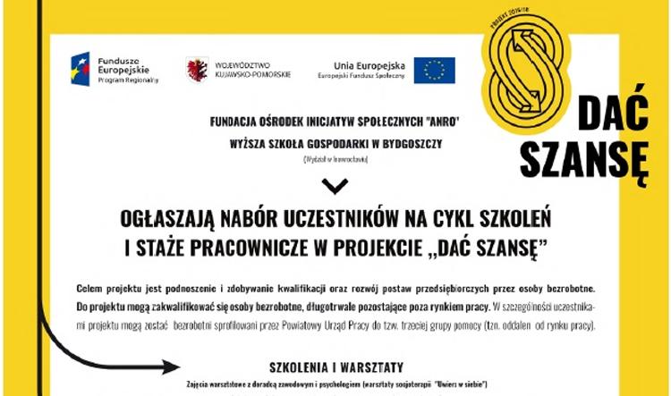 Startuje projekt pn. „Dać szansę”