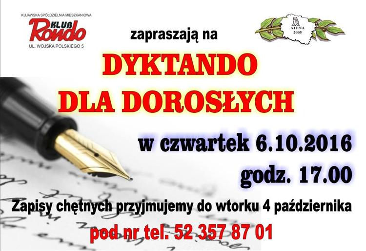 Szykuj się do napisania dyktanda