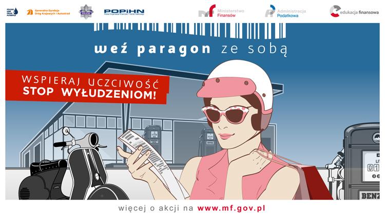 Weź paragon ze sobą – startuje akcja informacyjna Ministerstwa Finansów
