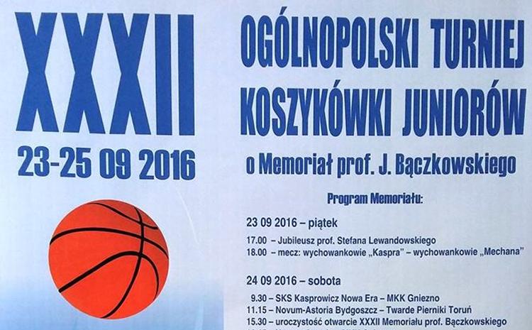 XXXII Ogólnopolski Turniej Koszykówki Juniorów o Memoriał prof. J. Bączkowskiego