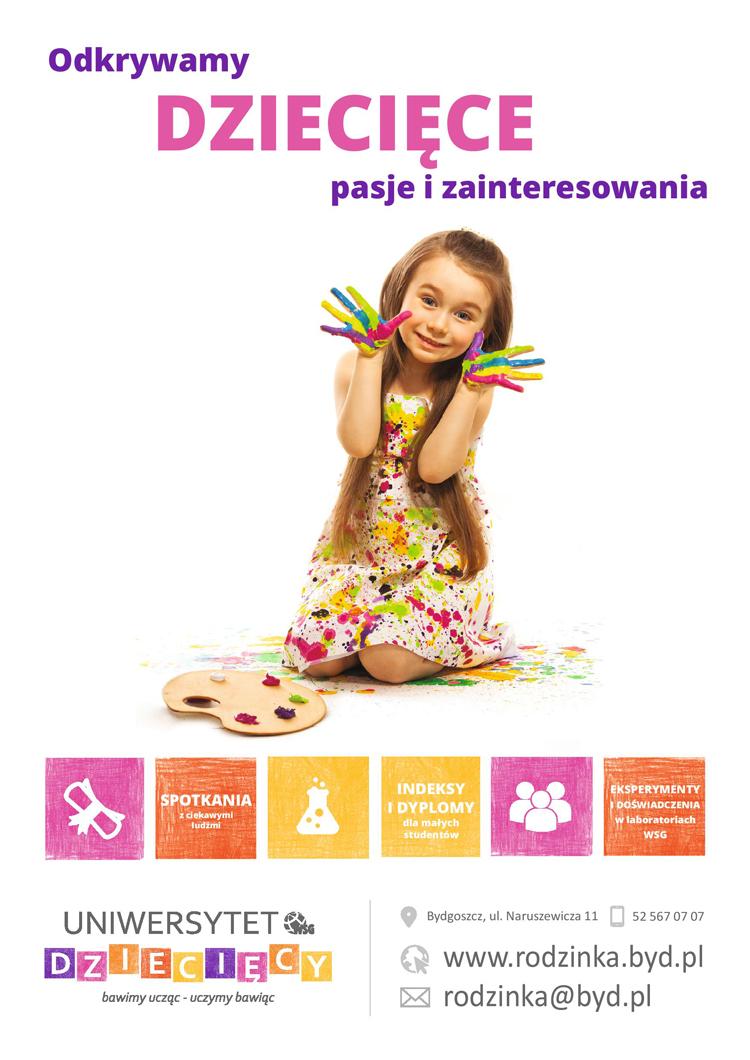 WSG zaprasza na Uniwersytet Dziecięcy