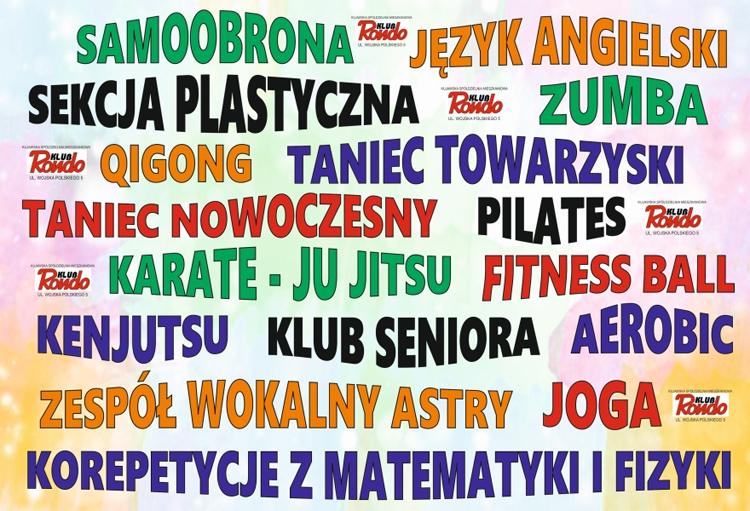 Klub Rondo zaprasza po wakacjach