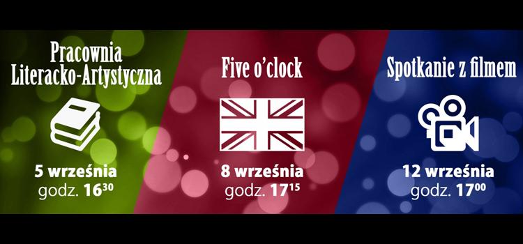 Spotkania cykliczne wracają do Biblioteki!