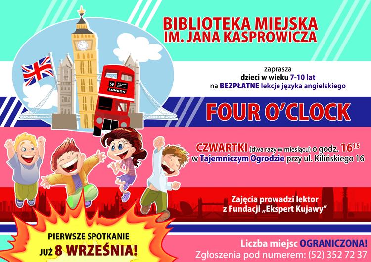 Angielski dla dzieci czyli „Four o’clock” w „Tajemniczym Ogrodzie”