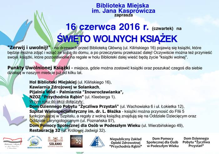 Zerwij, skosztuj, zasmakuj..., czyli bookcrossing w Inowrocławiu