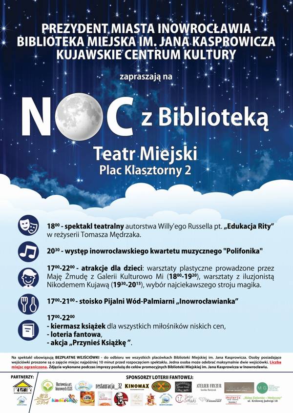 Spędź tę noc z... Biblioteką