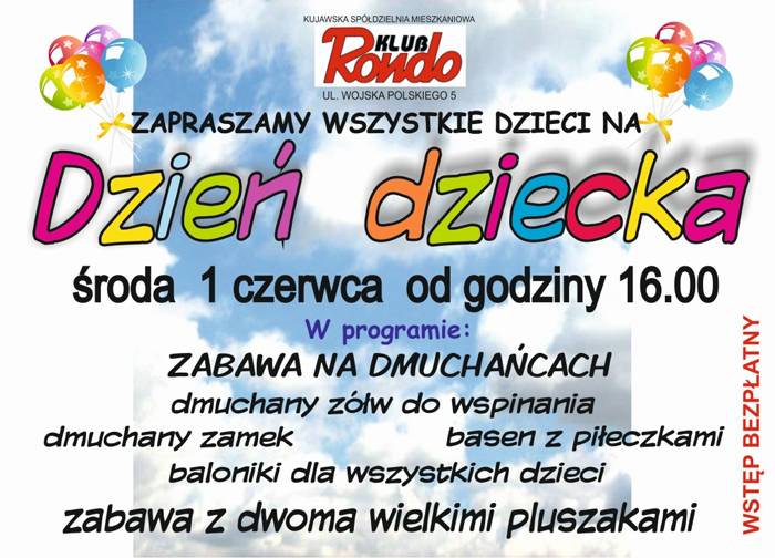 Dzień Dziecka w klubie Rondo