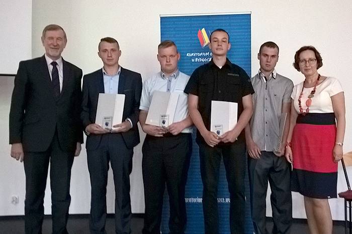 Uczniowie szkoły zawodowej  ZSP nr 5 w czołówce  województwa