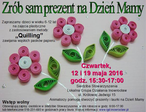 Zapraszają na zajęcia plastyczne dla dzieci