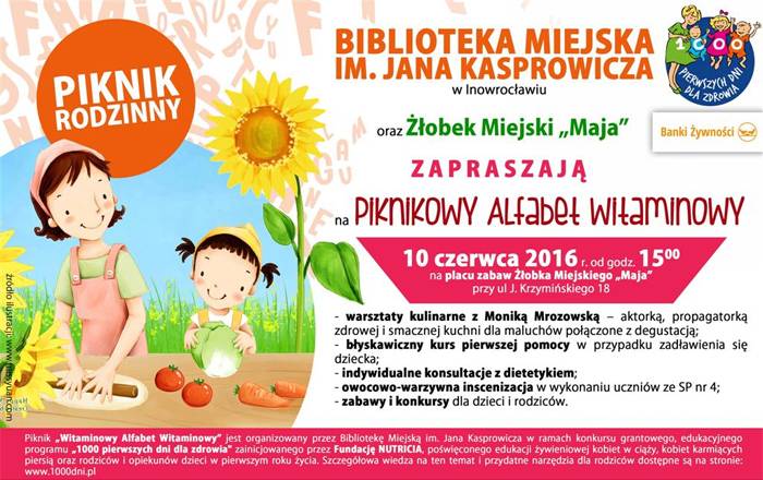 Piknikowy Alfabet Witaminowy czas zacząć