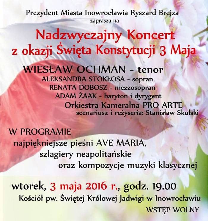 Nadzwyczajny Koncert z okazji Święta Konstytucji 3 Maja