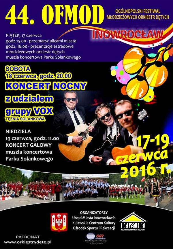 Festiwal Młodzieżowych Orkiestr Dętych - 17-19 czerwca