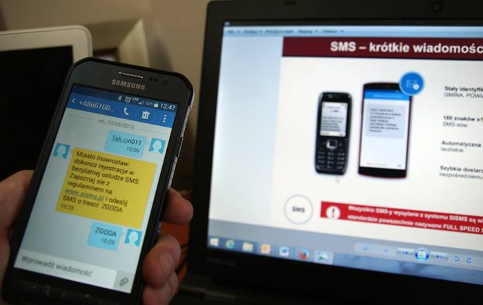 Miasto wyśle mieszkańcowi SMS-a, gdy wydarzy się coś nagłego