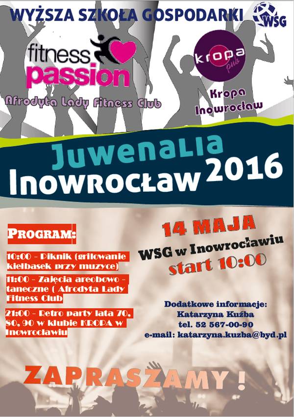 WSG zaprasza na Juwenalia