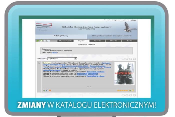 Zamów i zarezerwuj książkę przez internet