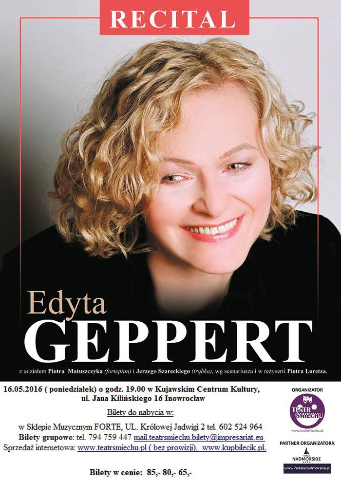 Recital Edyty Geppert w Inowrocławiu