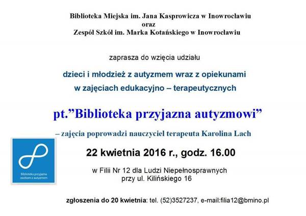 Biblioteka przyjazna autyzmowi