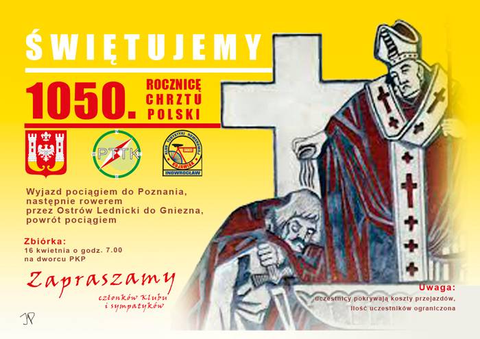 Rowerzyści świętują rocznice chrztu Polski