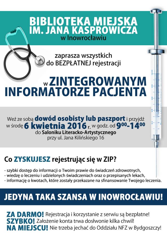 ZIP, czyli wszystko o Twoim leczeniu