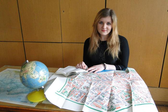 Julia - zdolna turystka - geograf z inowrocławskiej Konopy