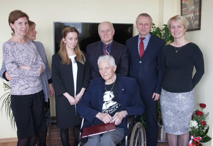 Prezydent z wizytą u Honorowego Obywatela Inowrocławia