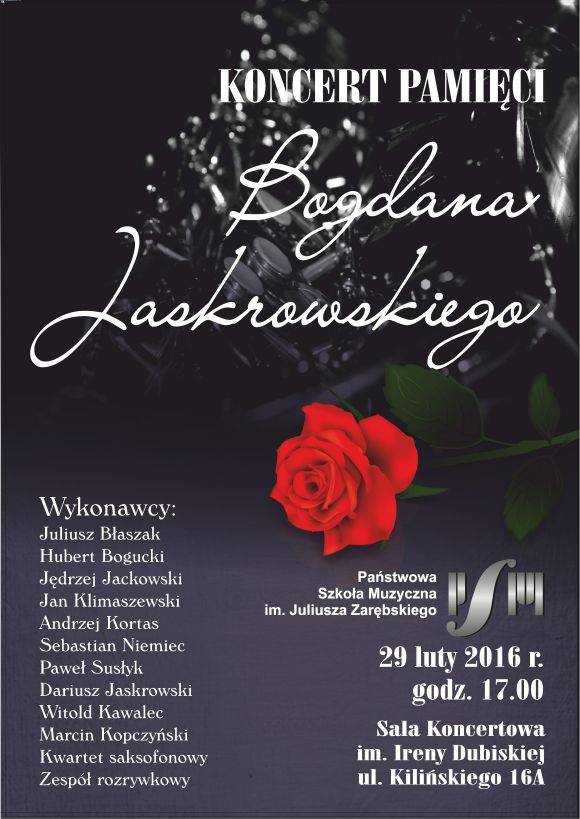 Koncert pamięci Bogdana Jaskrowskiego