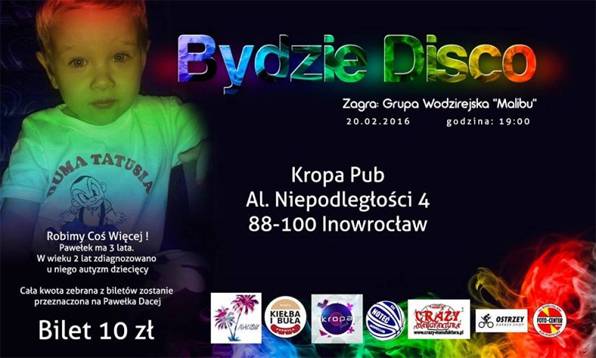 Bydzie Disco - charytatywnie w Kropie