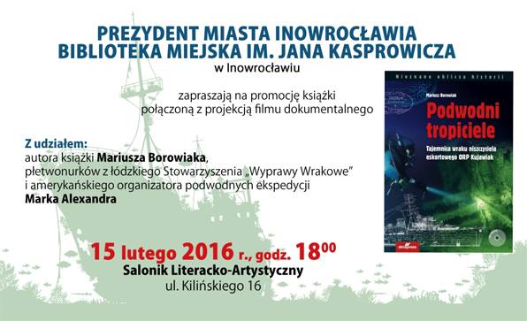 Polski niszczyciel eskortowy w Bibliotece