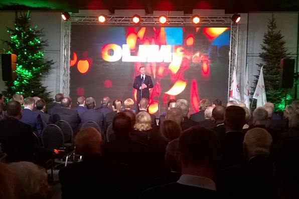 Spotkanie rodziny olimpijskiej z parą prezydencką