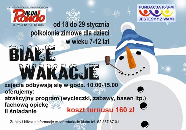 Białe wakacje w klubie Rondo