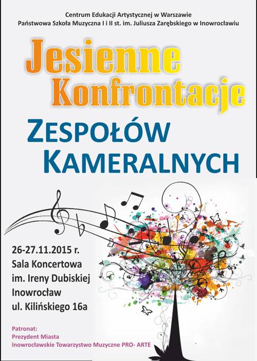 Jesienne Konfrontacje Zespołów Kameralnych