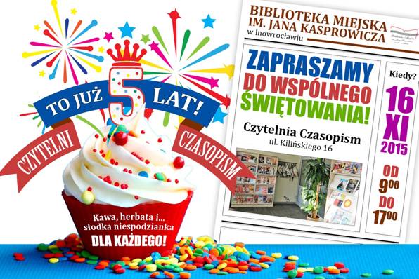 To już 5 lat Czytelni Czasopism!