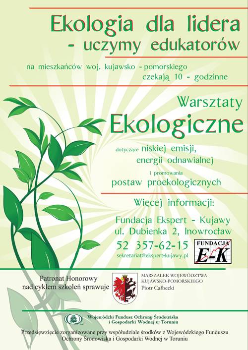 Ekologia dla liderów - czyli bądź EKO
