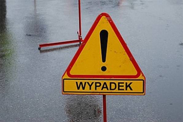 Wypadek na DK15 w Szadłowicach